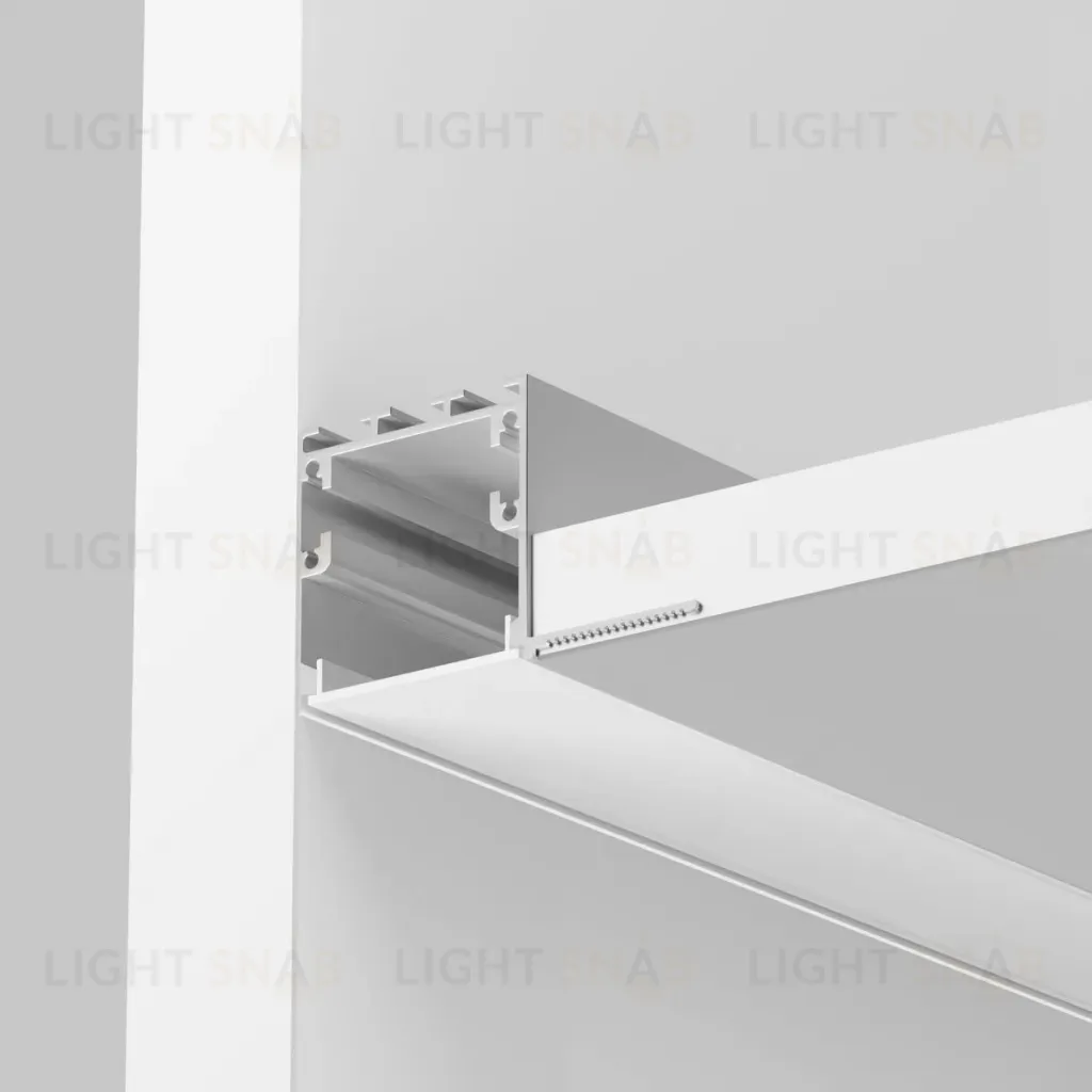 Алюминиевый профиль встраиваемый скрытого монтажа 59x59 Maytoni Led Strip ALM-5959-S-2M 636014 636014