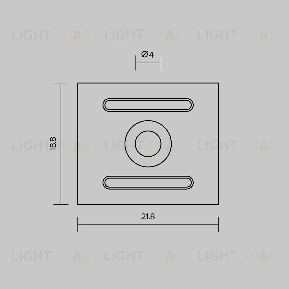 Комплект креплений для профиля 27×20 4шт Maytoni Led Strip  ALM-2720-MT 642071 642071