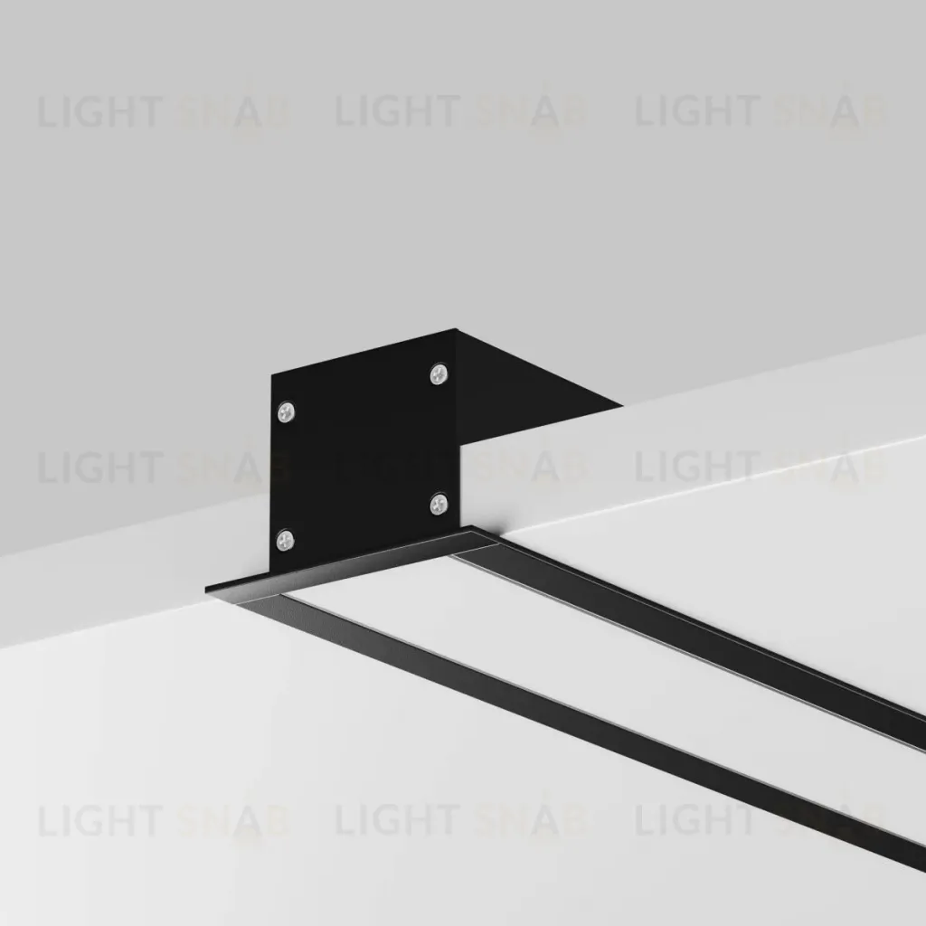 Алюминиевый профиль встраиваемый с накладным фланцем 50x35 Maytoni Led Strip ALM-5035T-B-2M 632012 632012