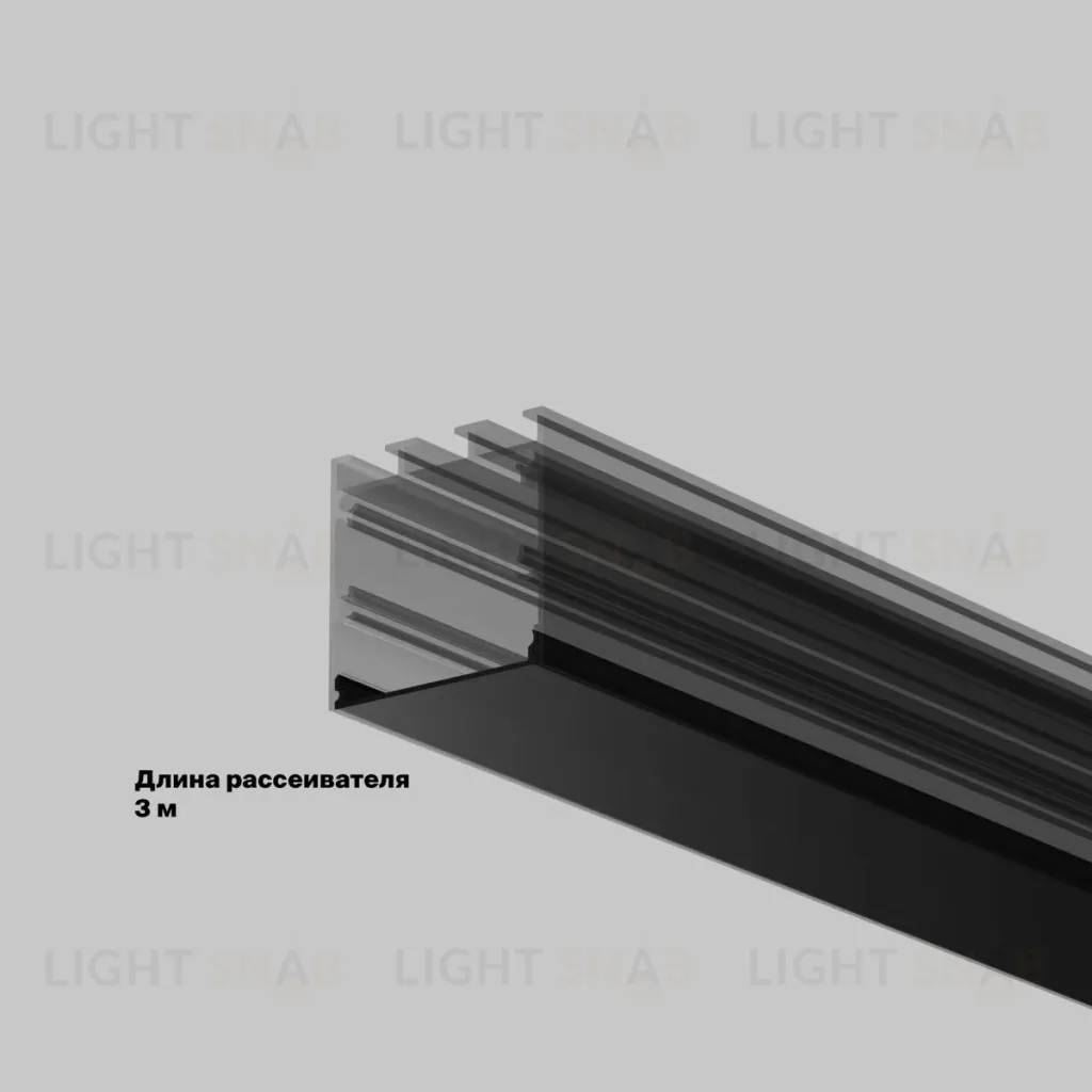 Рассеиватель для профиля 35×35 Maytoni Led Strip ALM-35-B-DF-3M 642041 642041