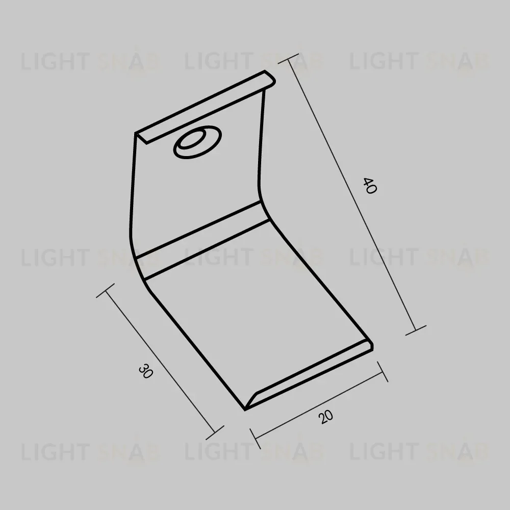 Комплект креплений для профиля 30×30 4шт Maytoni Led Strip ALM-3030-MT 642074 642074
