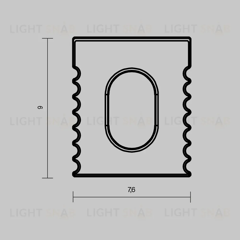 Комплект заглушек для профиля 08×09 10шт Maytoni Led Strip ALM-0809-B-EC 642017 642017
