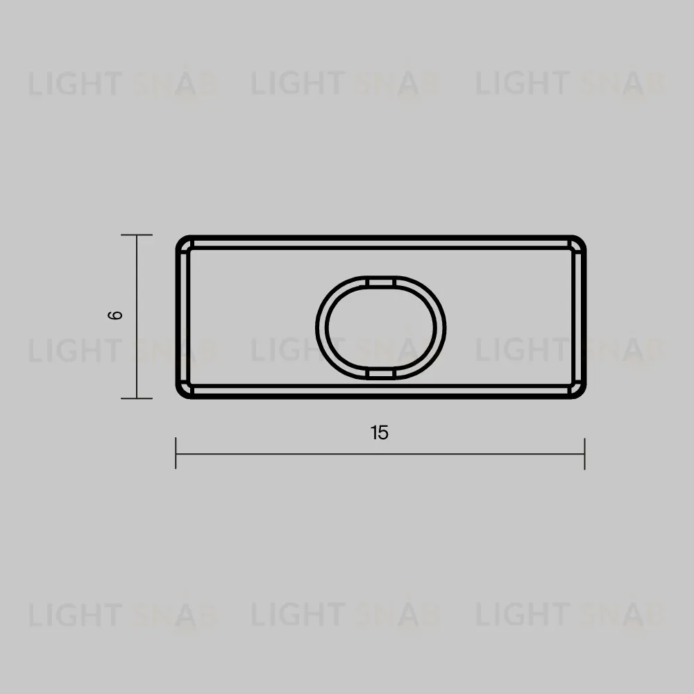 Комплект заглушек для профиля 15×06 10шт Maytoni Led Strip ALM-001-B-EC 642019 642019