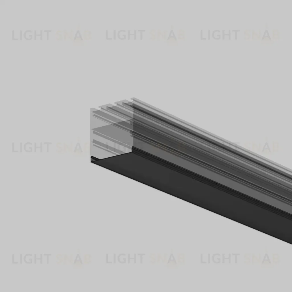Рассеиватель для профиля 50×50 Черный, 2 м Maytoni Led Strip ALM-5050T-B-DF-2M 642048 642048