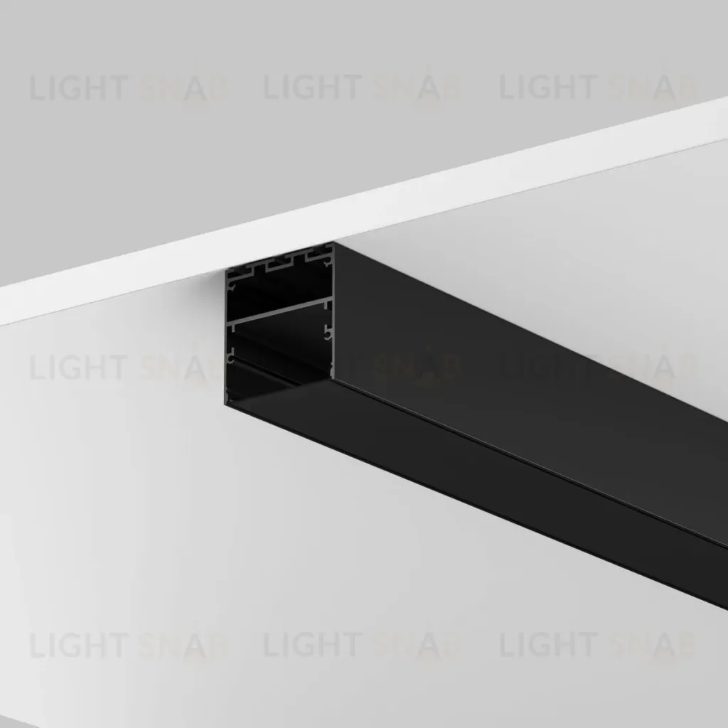 Рассеиватель для профиля 50×50 Черный, 2 м Maytoni Led Strip ALM-5050T-B-DF-2M 642048 642048
