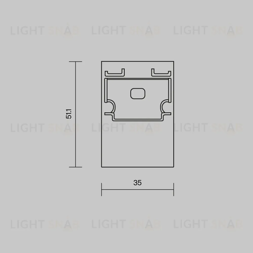 Комплект заглушек  2шт Maytoni Led Strip ALM-3551-B-EC 642063 642063