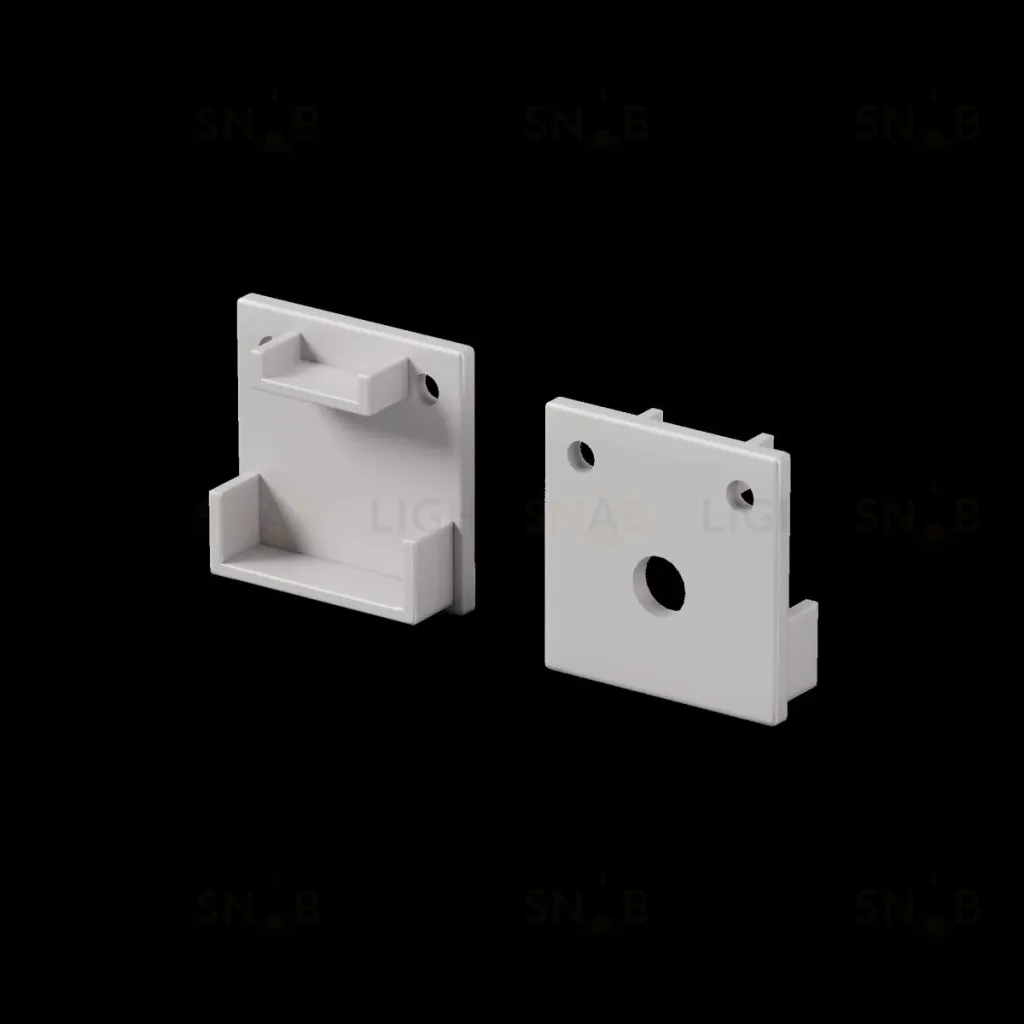 Комплект заглушек для профиля 20×20 2шт Maytoni Led Strip ALM-2020B-EC 642077 642077