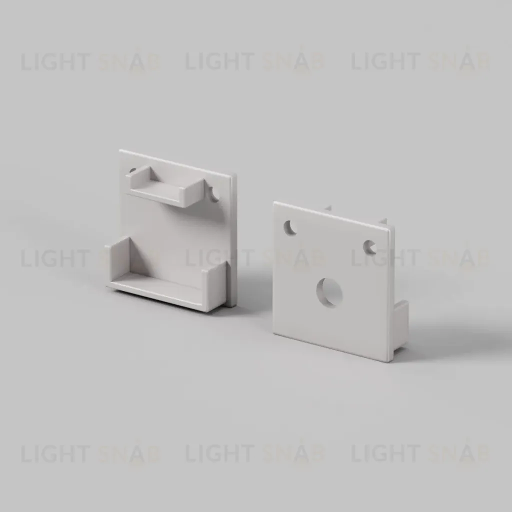 Комплект заглушек для профиля 20×20 2шт Maytoni Led Strip ALM-2020B-EC 642077 642077