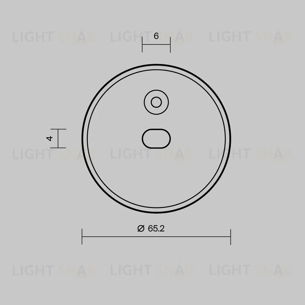 Комплект заглушек для профиля D30 2шт Maytoni Led Strip ALM-D30-EC 642081 642081
