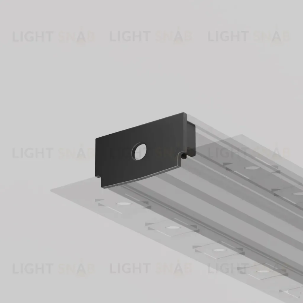 Комплект заглушек для профиля 61×14 2шт Maytoni Led Strip ALM-6114-B-EC 642013 642013