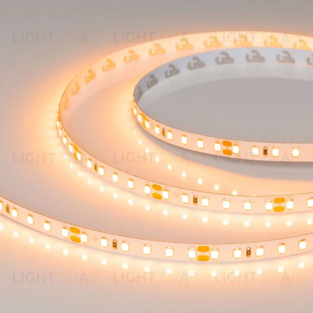 Светодиодная лента Arlight UL-A120-8mm 24V Warm1900 (9.6 W/m, IP20, 5m) 056725 056725