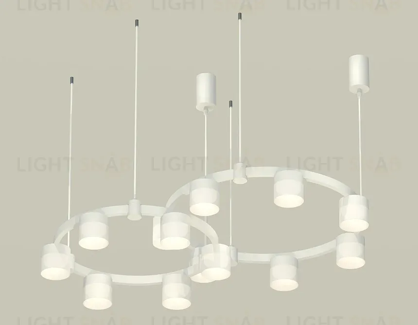 Комплект подвесного светильника Ambrella Light Techno Ring XR92081002 (A9208x2, C9236, C9231, N8402) XR92081002