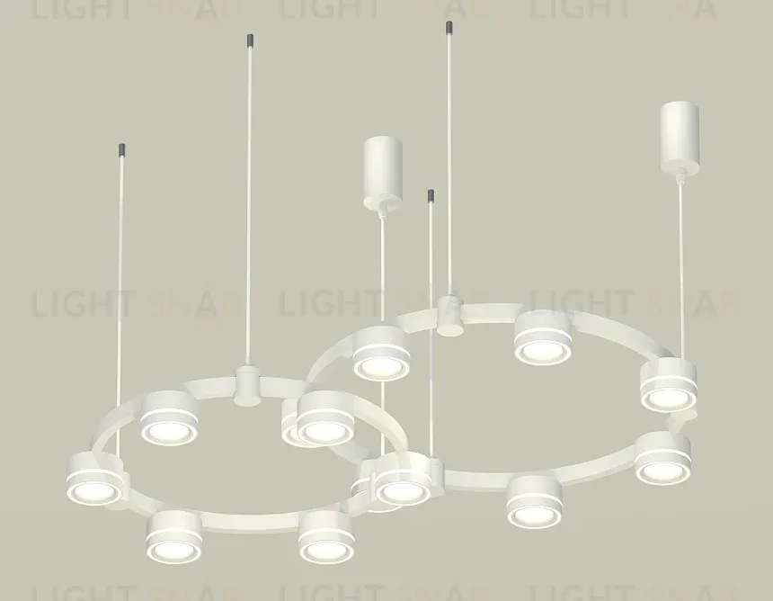 Комплект подвесного светильника Ambrella Light Techno Ring XR92081003 (A9208x2, C9236, C9231, N8433) XR92081003