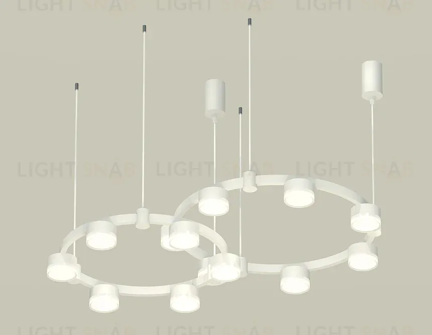 Комплект подвесного светильника Ambrella Light Techno Ring XR92081006 (A9208x2, C9236, C9231, N8399) XR92081006
