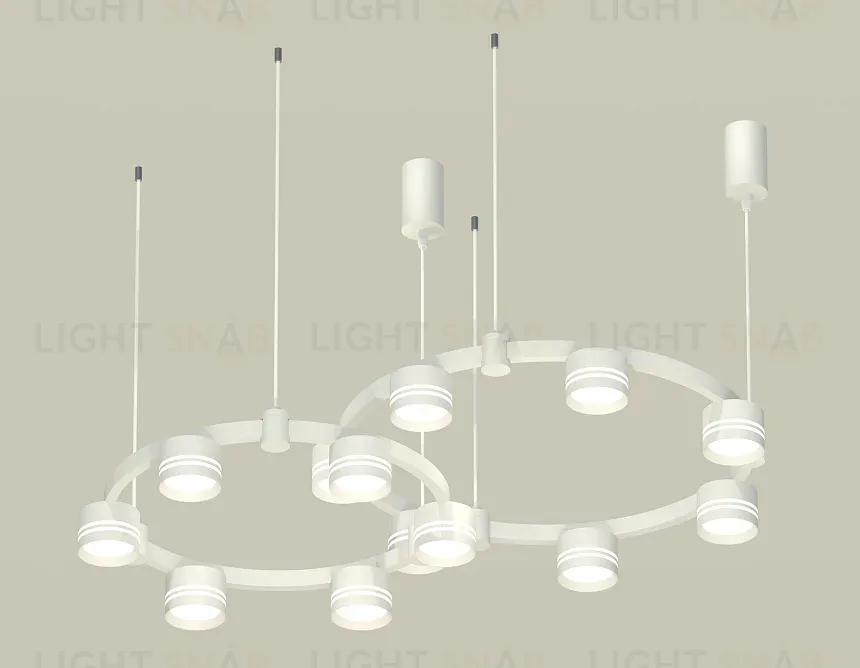 Комплект подвесного светильника Ambrella Light Techno Ring XR92081005 (A9208x2, C9236, C9231, N8477) XR92081005