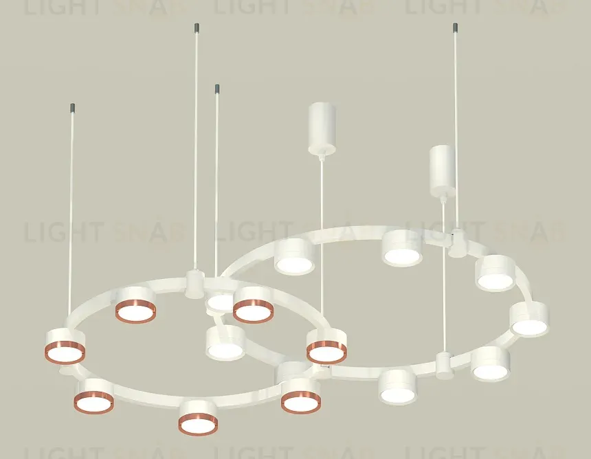 Комплект подвесного светильника Ambrella Light Techno Ring XR92081200 (A9208x2, C9241,C9236,N8112,N8126) XR92081200