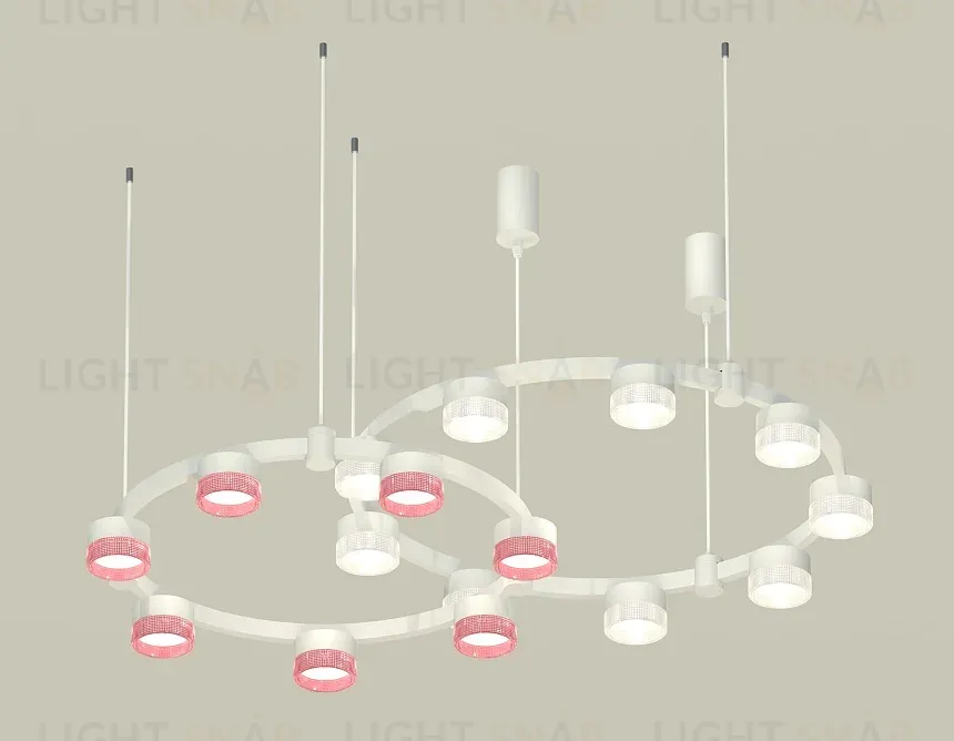 Комплект подвесного светильника Ambrella Light Techno Ring XR92081310 (A9208x2, C9241, C9236, N8480, N8486) XR92081310