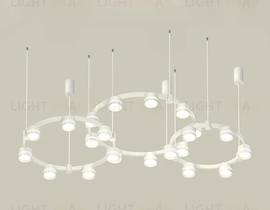 Комплект подвесного светильника Ambrella Light Techno Ring XR92082210 (A9208x3, C9241, C9236, C9231, N8477, N8461) XR92082210