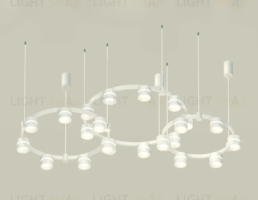 Комплект подвесного светильника Ambrella Light Techno Ring XR92082200 (A9208x3, C9241, C9236, C9231, N8444) XR92082200
