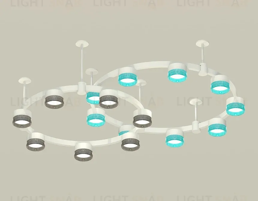 Комплект подвесного светильника Ambrella Light Techno Ring XR92211200 (A9221, A9226, C9241, C9236, N8488, N8484) XR92211200
