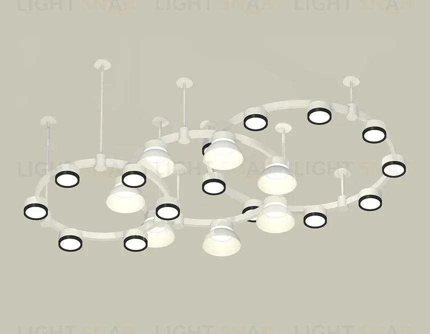 Комплект подвесного светильника Ambrella Light Techno Ring XR92212010 (A9221, A9226, C9241, C9232, C9236, C9231, N8140, N8113) XR92212010