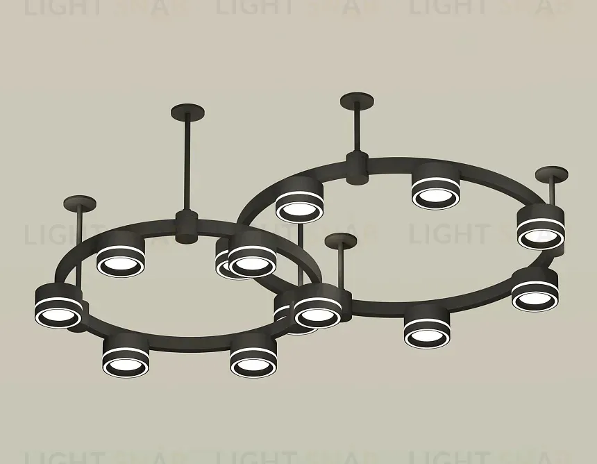 Комплект подвесного светильника Ambrella Light Techno Ring XR92221004 (A9222, A9227, C9238, C9232, N8434) XR92221004