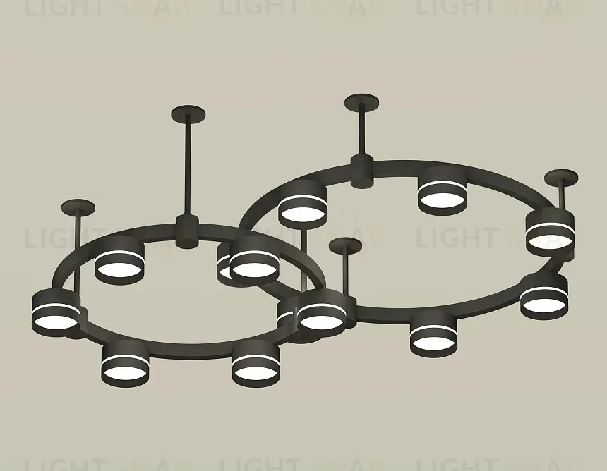 Комплект подвесного светильника Ambrella Light Techno Ring XR92221005 (A9222, A9227, C9238, C9232, N8462) XR92221005