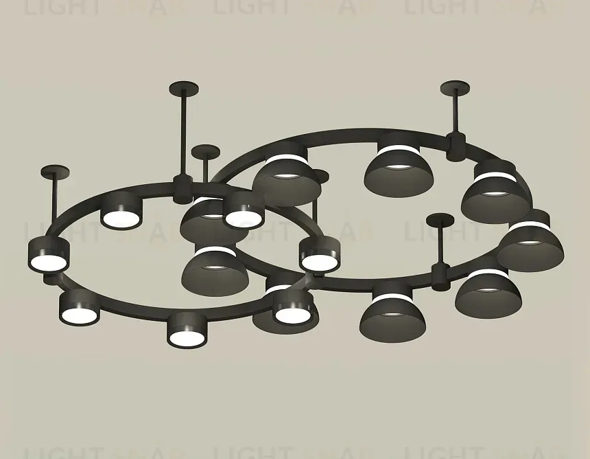 Комплект подвесного светильника Ambrella Light Techno Ring XR92221101 (A9222, A9227, C9238, C9232, N8113, N8141) XR92221101