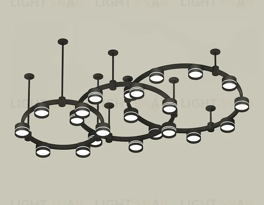 Комплект подвесного светильника Ambrella Light Techno Ring XR92222200 (A9222, A9227, C9233, C9242, C9238, C9232, N8462, N8478) XR92222200
