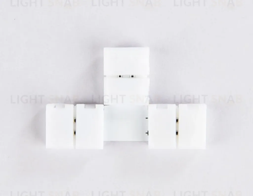 Соединитель T для светодиодной ленты 2835 12/24V (2 конт.) GS6901 (5шт) Ambrella Light Illumination GS6901 GS6901