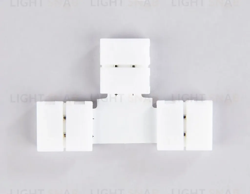 Соединитель T для светодиодной ленты 5050 12/24V (2 конт.) GS6951 (5шт) Ambrella Light Illumination GS6951 GS6951
