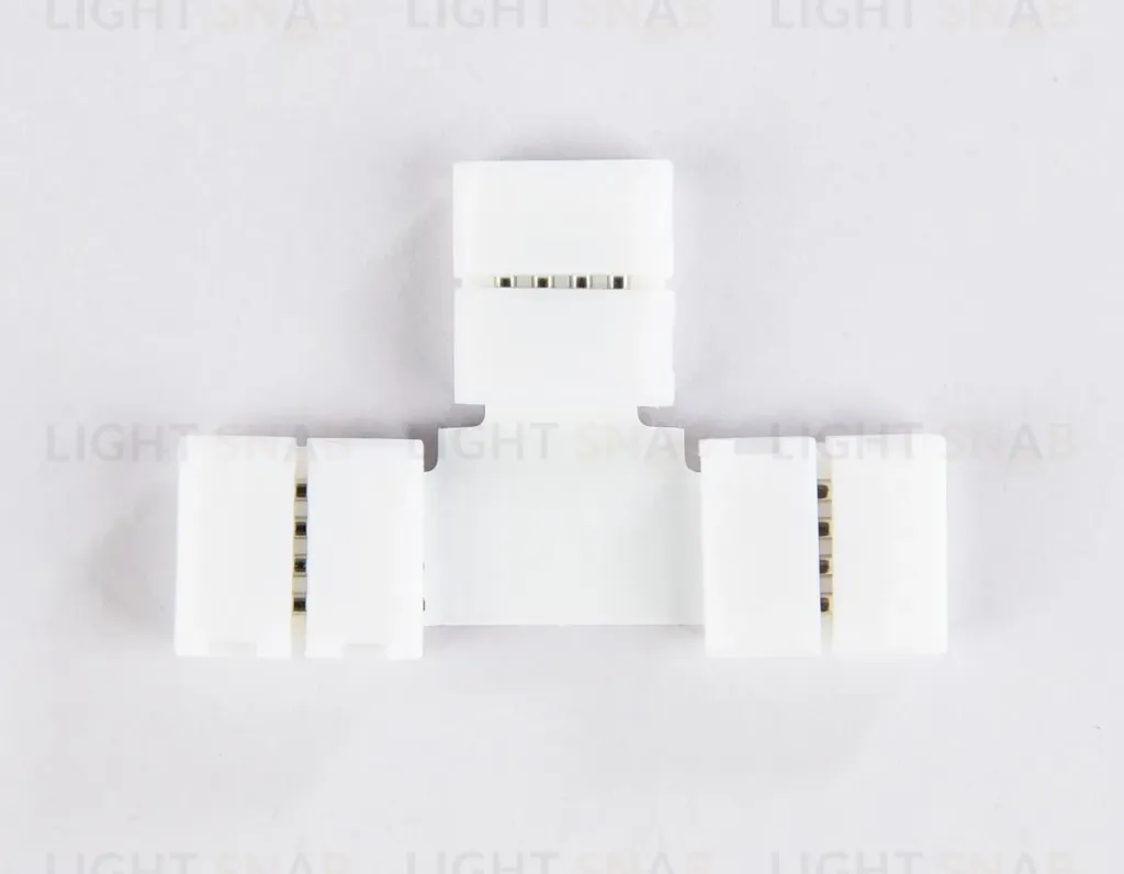 Соединитель T для светодиодной ленты 5050 12/24V (4 конт.) GS7001 (5шт) Ambrella Light Illumination GS7001 GS7001