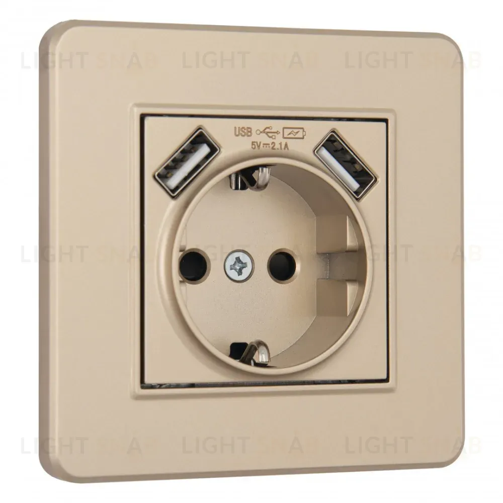 Розетка Arte Milano SET16-1-47-1 shampan SET16-1-47-1 shampan