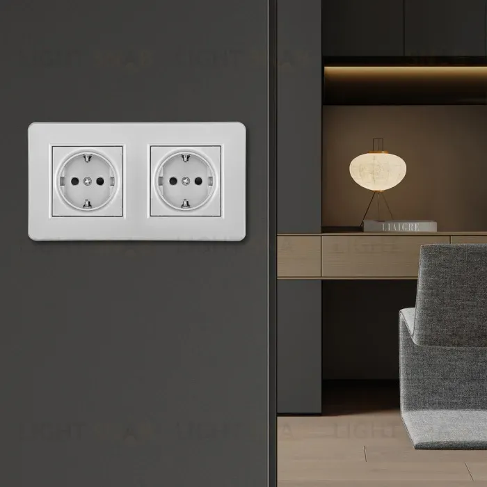 Розетка Arte Milano SET16-2-40-1x2 silver SET16-2-40-1x2 silver