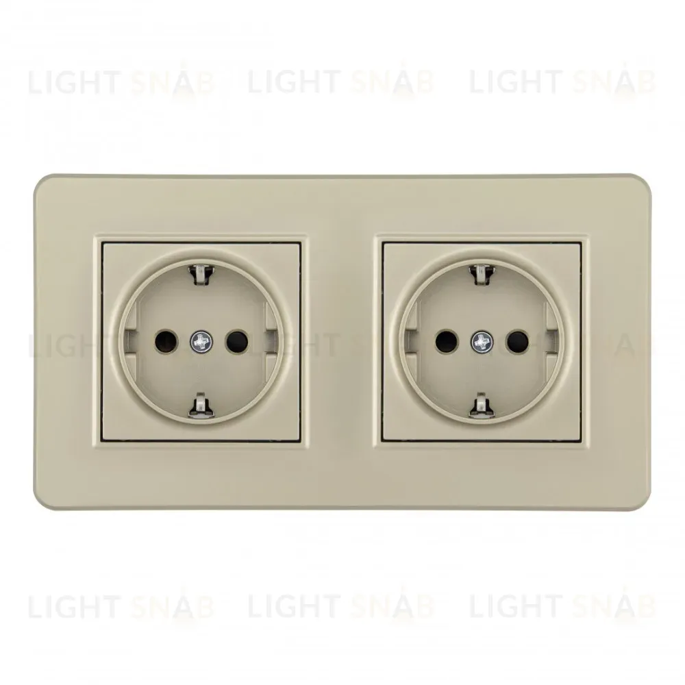 Розетка Arte Milano SET16-2-40-1x2 shampan SET16-2-40-1x2 shampan