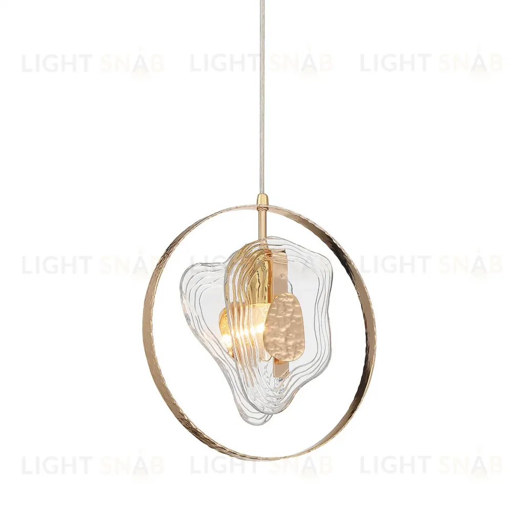 Подвесной светильник DeLight Collection Cowley P60669-1 gold/clear P60669-1 gold/clear