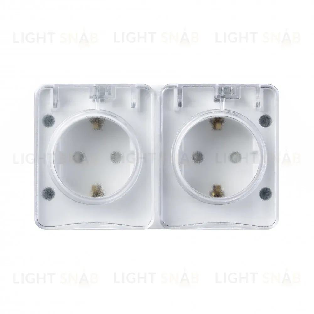 Розетка 2-ая с/з со шт., 16А 250B IP54 Systeme Electric AtlasDesign Profi54 ATN540126 ATN540126