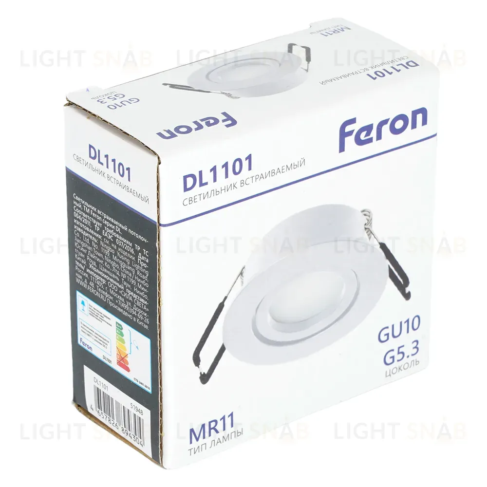 Встраиваемый светильник Feron DL1101 51948 51948