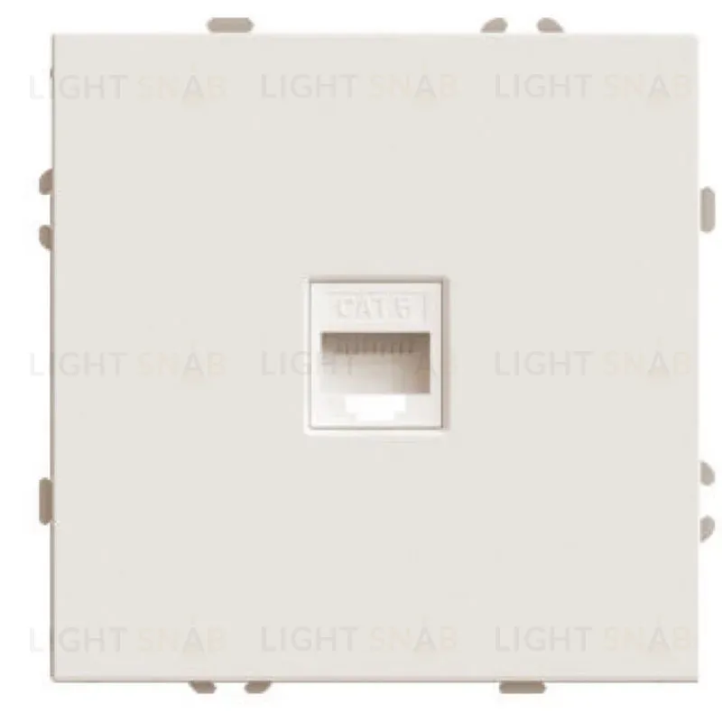 Розетка компьютерная 1-местная RJ-45 (механизм) RST00-5117-08 кашемир soft touch 49899 49899