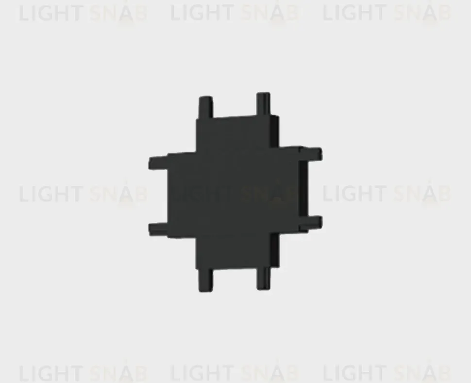 Соединитель Х-образный для магнитного шинопровода Italline IT09-9031 black IT09-9031 black
