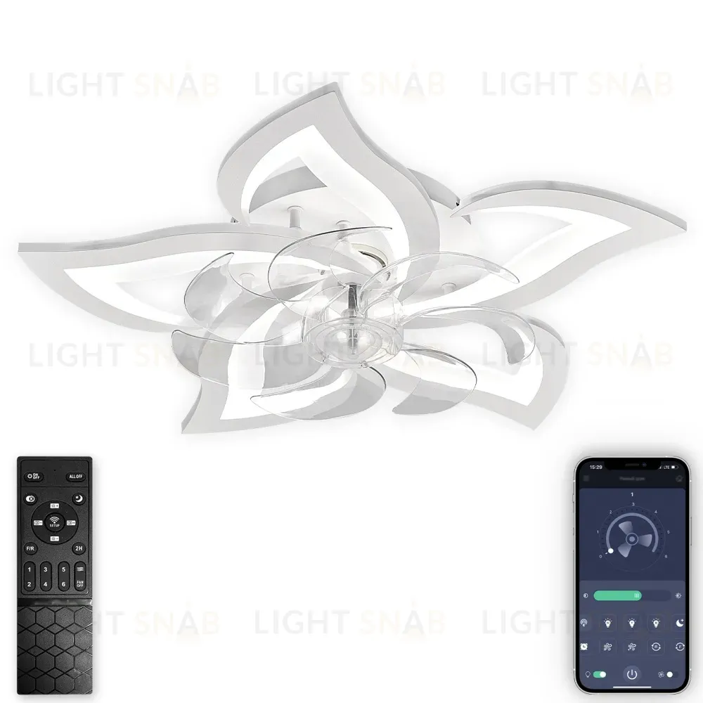 Люстра-вентилятор Natali Kovaltseva Ledfan LED LAMPS 81487 LED LAMPS 81487