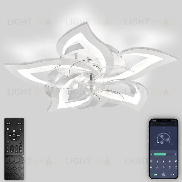 Люстра-вентилятор Natali Kovaltseva Ledfan LED LAMPS 81487 LED LAMPS 81487