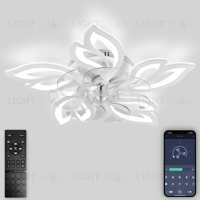 Люстра-вентилятор Natali Kovaltseva Ledfan LED LAMPS 81488 LED LAMPS 81488
