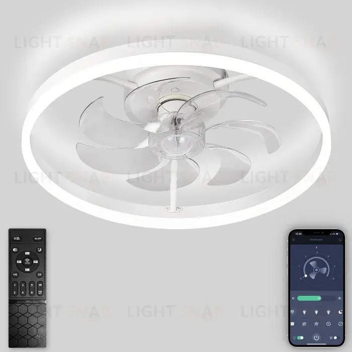 Люстра-вентилятор Natali Kovaltseva Ledfan LED LAMPS 81489 LED LAMPS 81489
