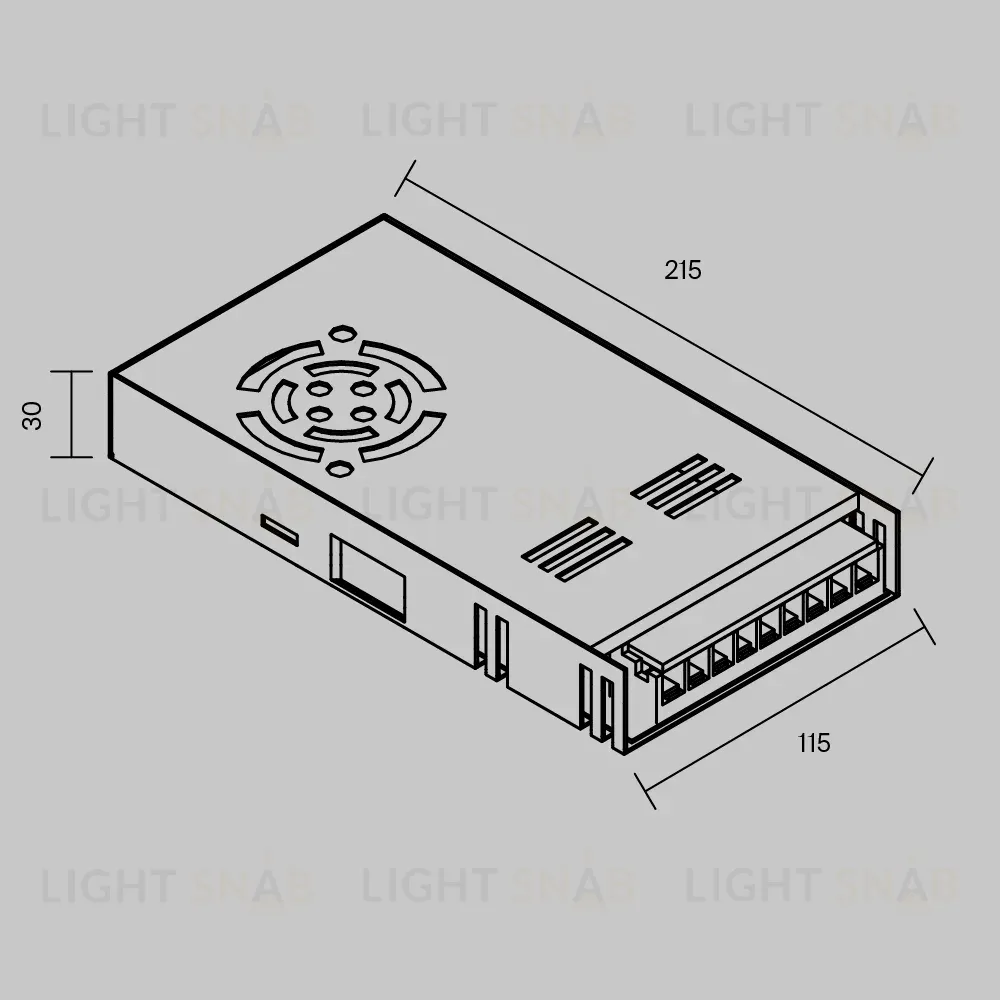 Блок питания Maytoni Led Strip PSL002 12В 350Вт IP20 811013 811013