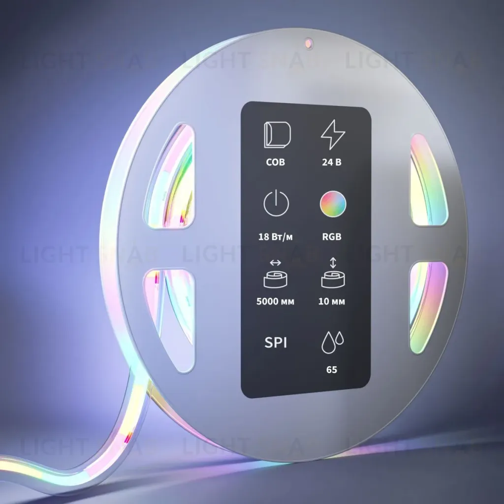 Светодиодная лента Maytoni Led Strip 24В COB 18Вт/м RGB 5м IP65 201251 201251