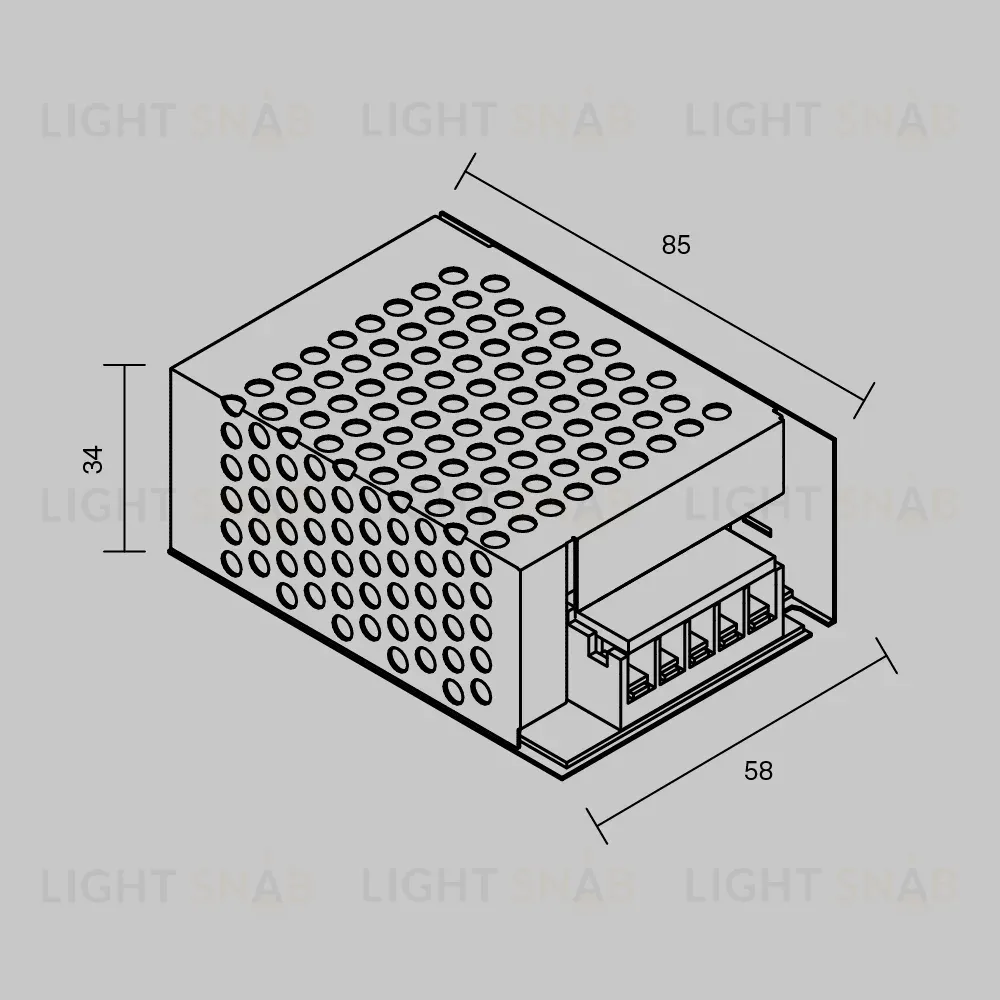 Блок питания Maytoni Led Strip PSL002 12В 35Вт IP20 811006 811006