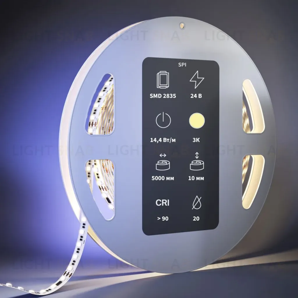 Светодиодная лента Maytoni Led Strip 24В 2835 14,4Вт/м 3000K 5м IP20 201252 201252