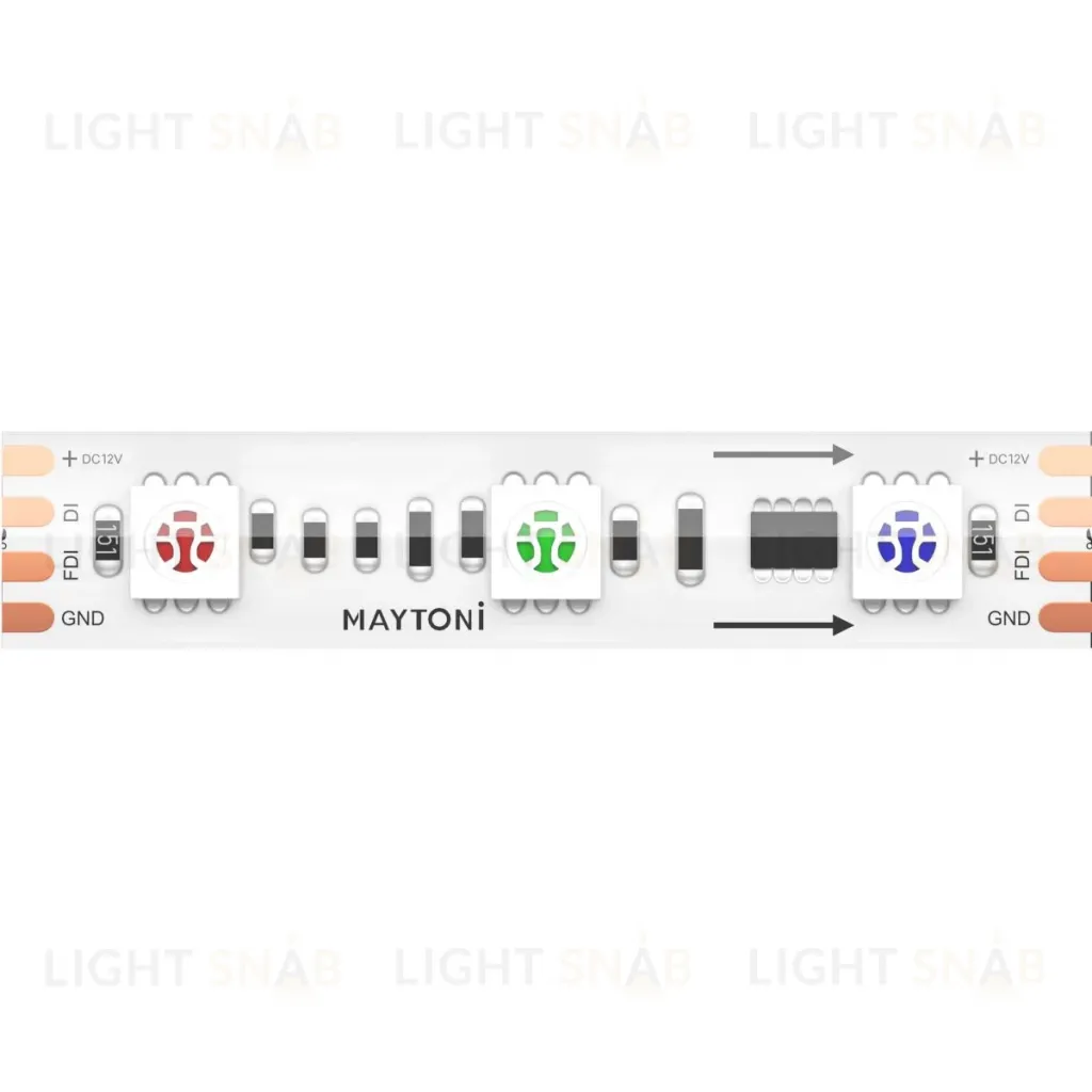Светодиодная лента Maytoni Led Strip 12В 5050 14,4Вт/м RGB 5м IP67 201244 201244