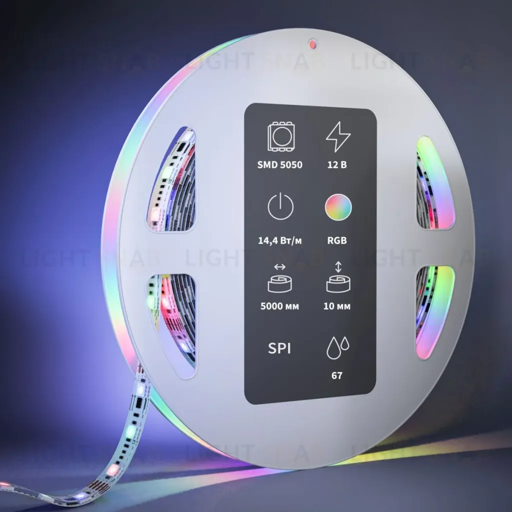 Светодиодная лента Maytoni Led Strip 12В 5050 14,4Вт/м RGB 5м IP67 201244 201244